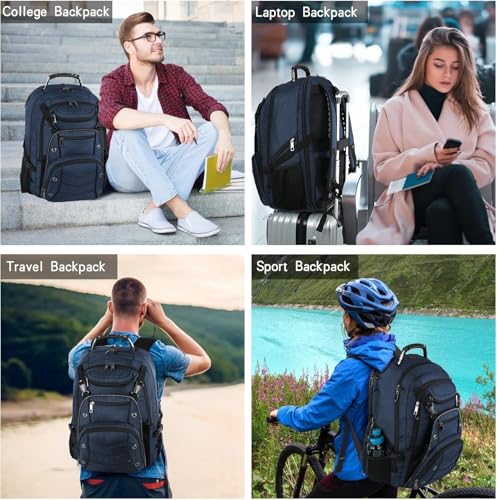 18.4 Laptop Backpack for unisex (All Blue Rfid 18.4 Inch Backpack)