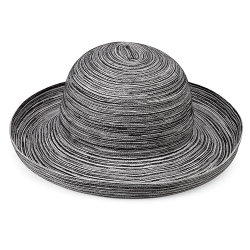 Wallaroo Women’s Sydney Sun Hat (Medium / Black/White)
