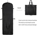 66" Versatile Travelling bags Wedding Dress Travel Garment Bag Tri-Fold Gown - Image 3