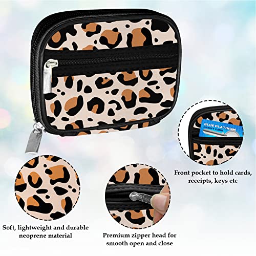 Weekly Travel Pill Organizer Cute Pill Case with 7 Day Pill Box (1 Case + 2 Boxes / B. Brown 02 + Pill Box)
