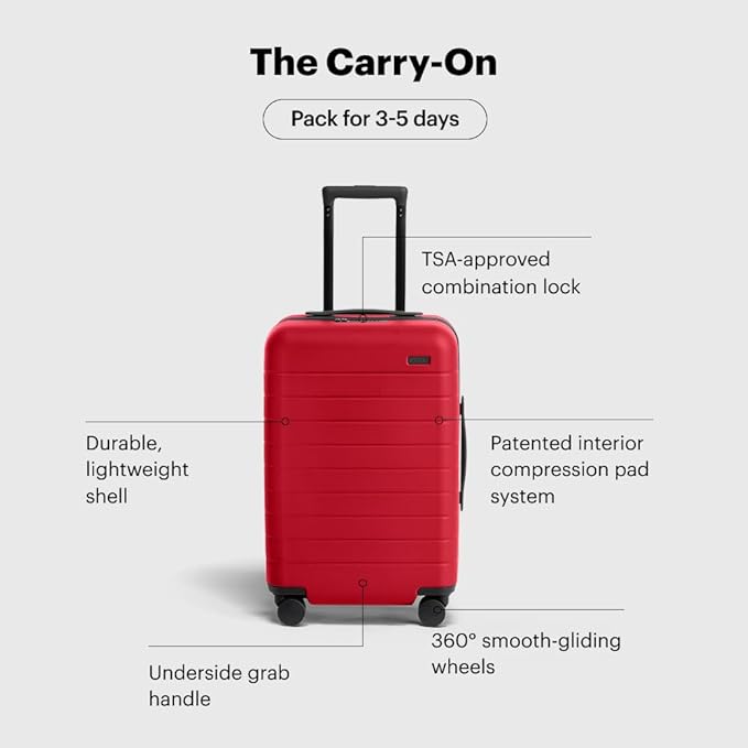 Away Carry-On Luggage, Lightweight Hardside Suitcase - Image 3