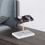 Watch stand watch display stand watch holder watch Handcrafted watch holder (white/glod/croco)