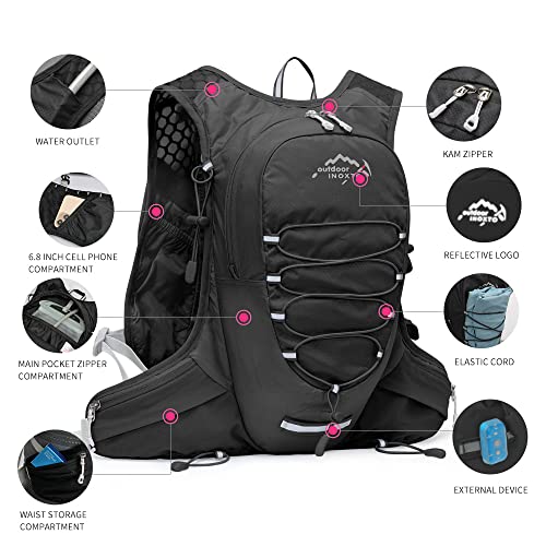 Running Hydration Vest for Men Women Water Backpack for Running 3L Running Hydration Pack for Trail Running Marathon Race Hiking