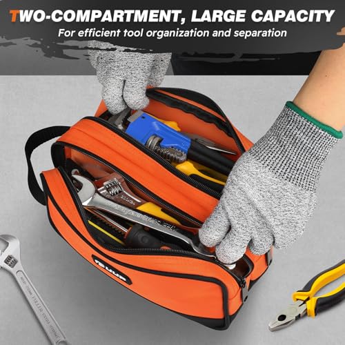 10" Small Tool Bag (10" x 6" / Orange 1Pack)