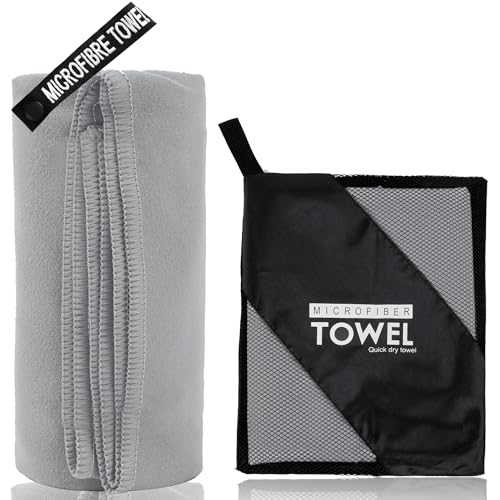 Microfiber Travel Towel (Gray / XL:30"×60")
