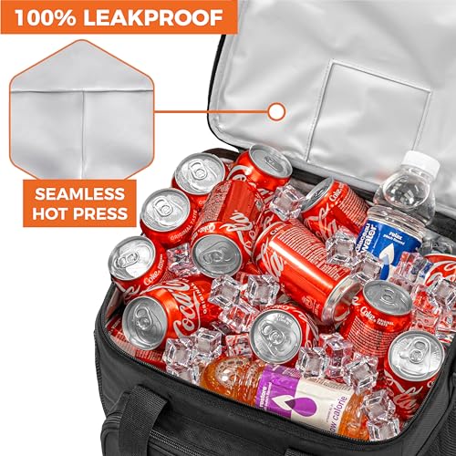 Soft Cooler Bag (Black / 40 Cans)
