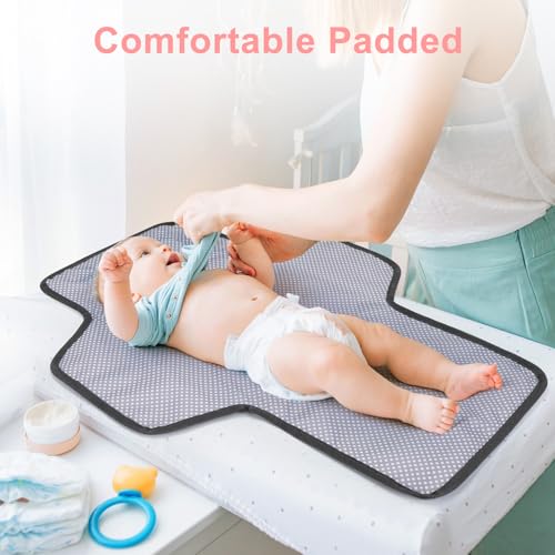 Portable Diaper Changing Pad (Pink Arrow)