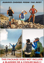Hiking Daypack 15L Waterproof Lightweight Backpack (Navy)