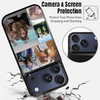 Custom Wallet Phone Case for iPhone 17 Pro (Black-C / iPhone 17 Pro)
