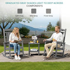 Rocking Chair Outdoor (Block Tone Gray / 1 Pack)