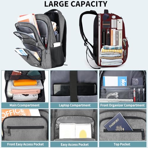 Travel Laptop Backpack (A2-grey / 15.6 Inch)