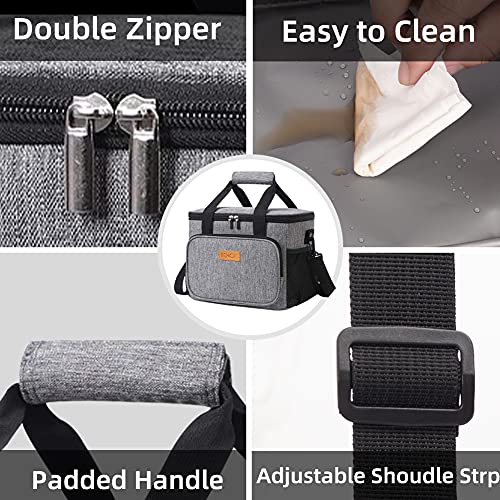 Insulated Lunch Bag (Grey / Large)