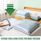 6 Pack Vacuum Storage Bags (6 Jumbo)
