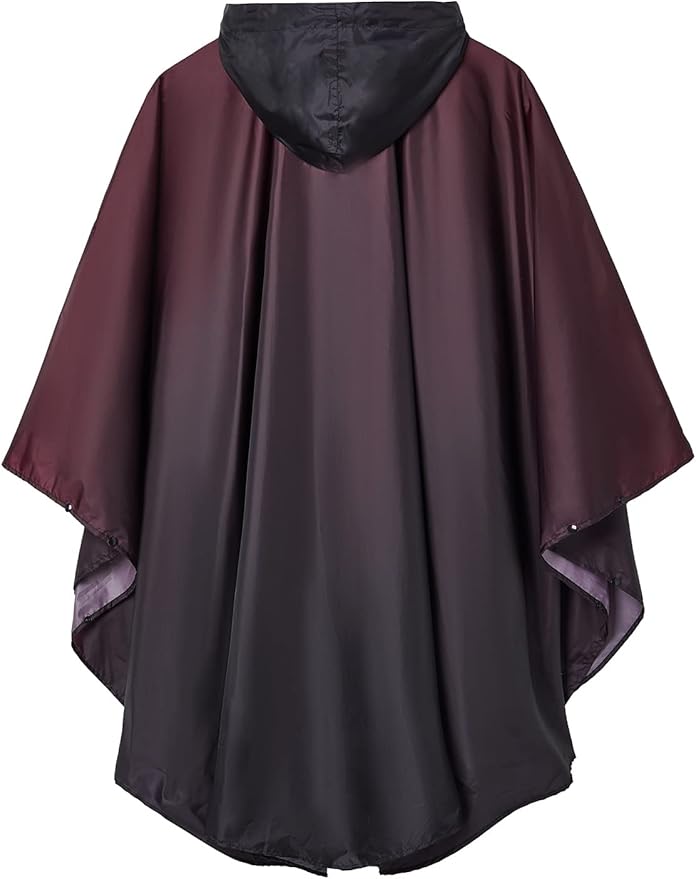 SaphiRose Rain Poncho Jacket Coat Hooded - Image 2