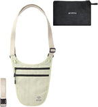 Crossbody Money Belt for Travel Women & Men Hidden, Travel Wallet Pouch by YIPINU