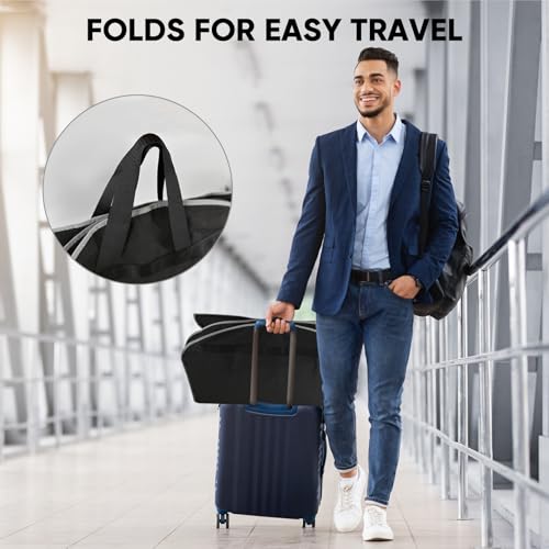 5PK Garment Bags for Hanging Clothes (Black / 60" 5PK)