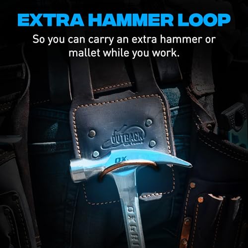 Framing Leather Tool Belt + Suspenders (Framing Belt + Suspenders / XL)