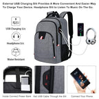 Laptop Backpack for Men (Large / Grey)