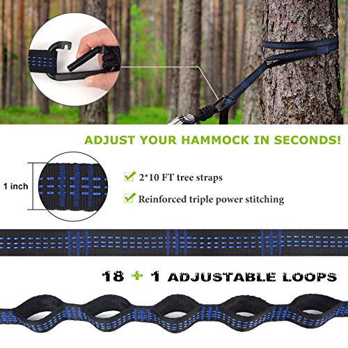 Camping Hammock with Net (Camo / Large)