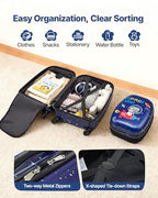 Kids Luggage Set (18 Inches 2-Piece Set / Dinosaur)
