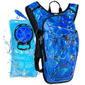 Rave Hydration Backpack with 2L Water Bladder (Dark Blue / 2L Bladder)