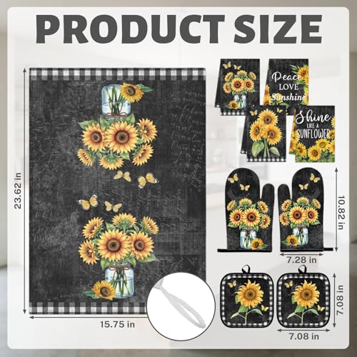 Vintage Sunflower Kitchen Decor Set (Vintage Sunflower)