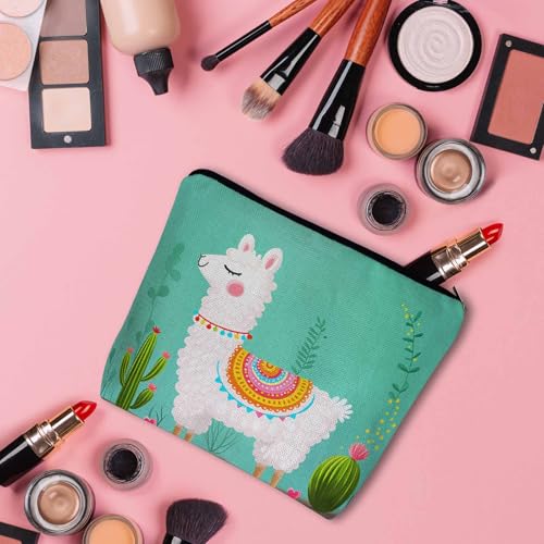 Makeup Bag Llama Makeup Bags For Purse Pouch (9 x 7.1 inch / Llama)