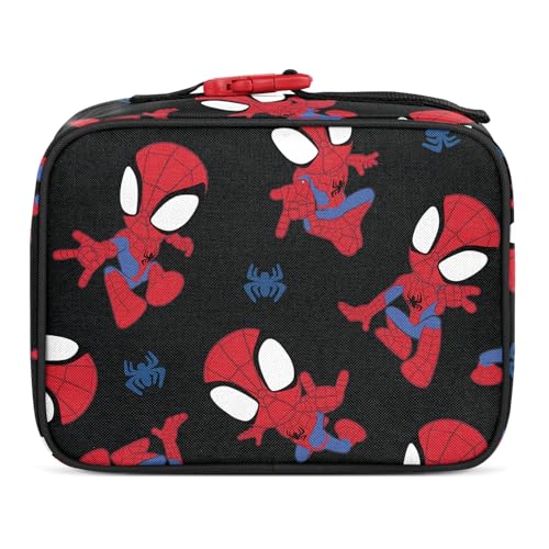 Marvel Spidey Kids Lunch Box & Insulated Lunch Bag for School (Regular / Marvel: Go Spidey Go)