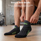 Compression Running Socks for Men & Women (Large-X-Large / New Gray (6 Pairs))