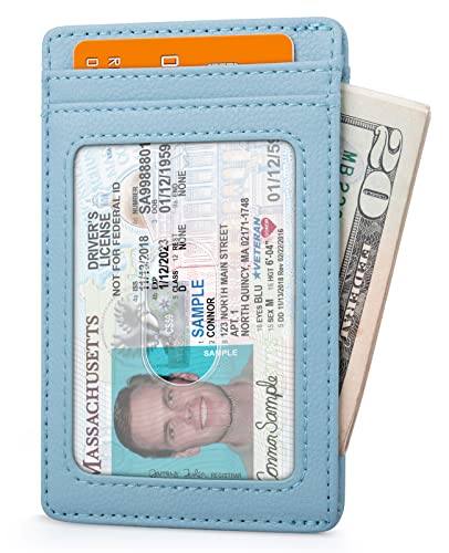 Mens Slim Wallet (Chicago Blue Grey)