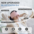 Bluetooth 5.4 Sleep Mask (Soft Pink)