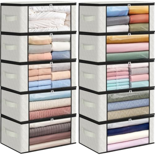 35L Closet Organizers (10 Pack-35l / Ivory)
