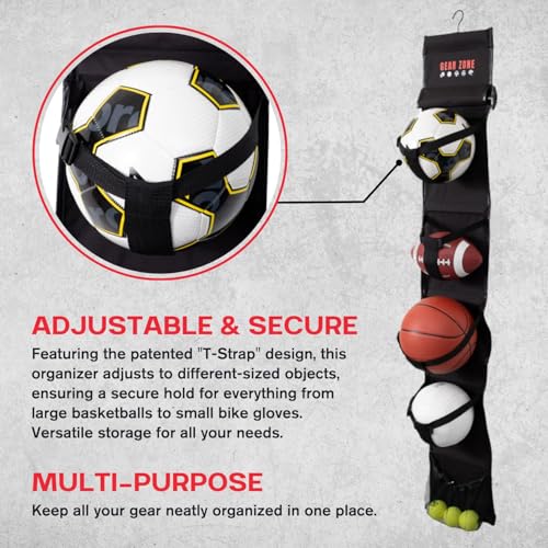 Hanging Sports Equipment Organizer (With Pump)