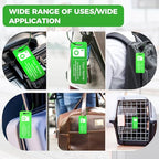 4PCS Personalized Luggage Tag (Green / Small)