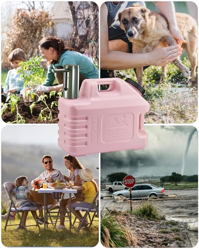 5 Gallon Water Jug with Rechargeable Touch Pump (Nature Pink / 5 Gal)