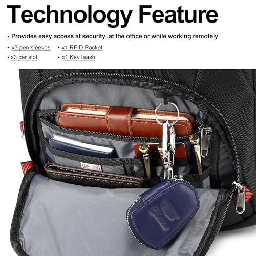 Laptop Backpack for men (17.3 / Black)