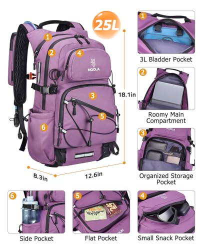 Hydration Backpack (Purple / 25 Liters)