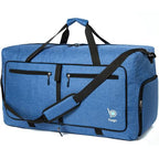 Travel Duffle Bag for Women & Men. Duffel Bag for Traveling & Camping (80L / SnowDepBlue)