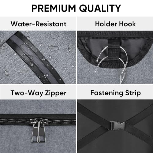 Garment Bags for Travel (Gray / 42")