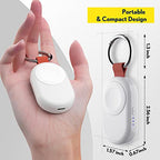 Portable Apple Watch Wireless Travel Charger (White)