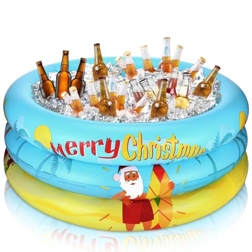 Christmas Inflatable Cooler (Light Blue / Summer Christmas)