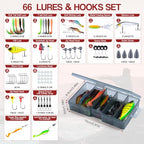 2 Pack 6ft 24T Telescopic Poles & Reels Combo for Freshwater Bass (Red - 2 Rods & 2 Reels Surf Fishing Combo (PVC Storage Case) / 1.8M/6FT)