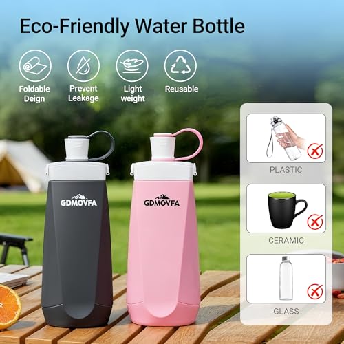 Collapsible Water Bottles (Pink)