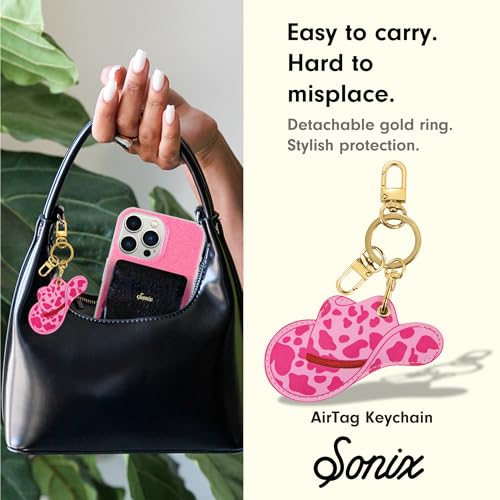 Keychain Case Compatible with Apple AirTag (Cowgirl)