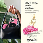 Keychain Case Compatible with Apple AirTag (Cowgirl)