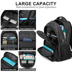 School Backpack for Teen Boys & College Students (Black / 15.6 Inch)