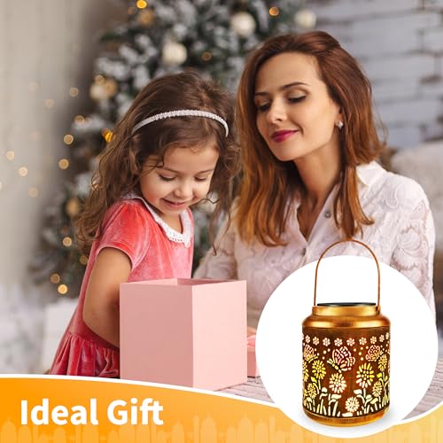 Butterfly Solar Lantern Lights with Colorful Projection (Butterfly-C)