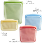 Stasher Premium Silicone Reusable Food Storage Bags, Lunch Bag, Travel - Image 5