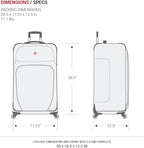 SwissGear Sion Softside Expandable Luggage, Checked-Large 29-Inch - Image 6