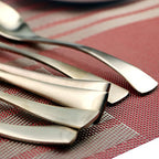 24 Piece Flatware Set (4 / Rose Gold)